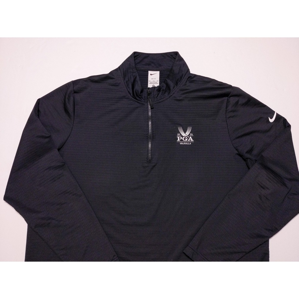 NIKE GOLF 1/2 Zip Pullover 2024 PGA Valhalla FD5837 Black XXL 2XL - Picture 8 of 10